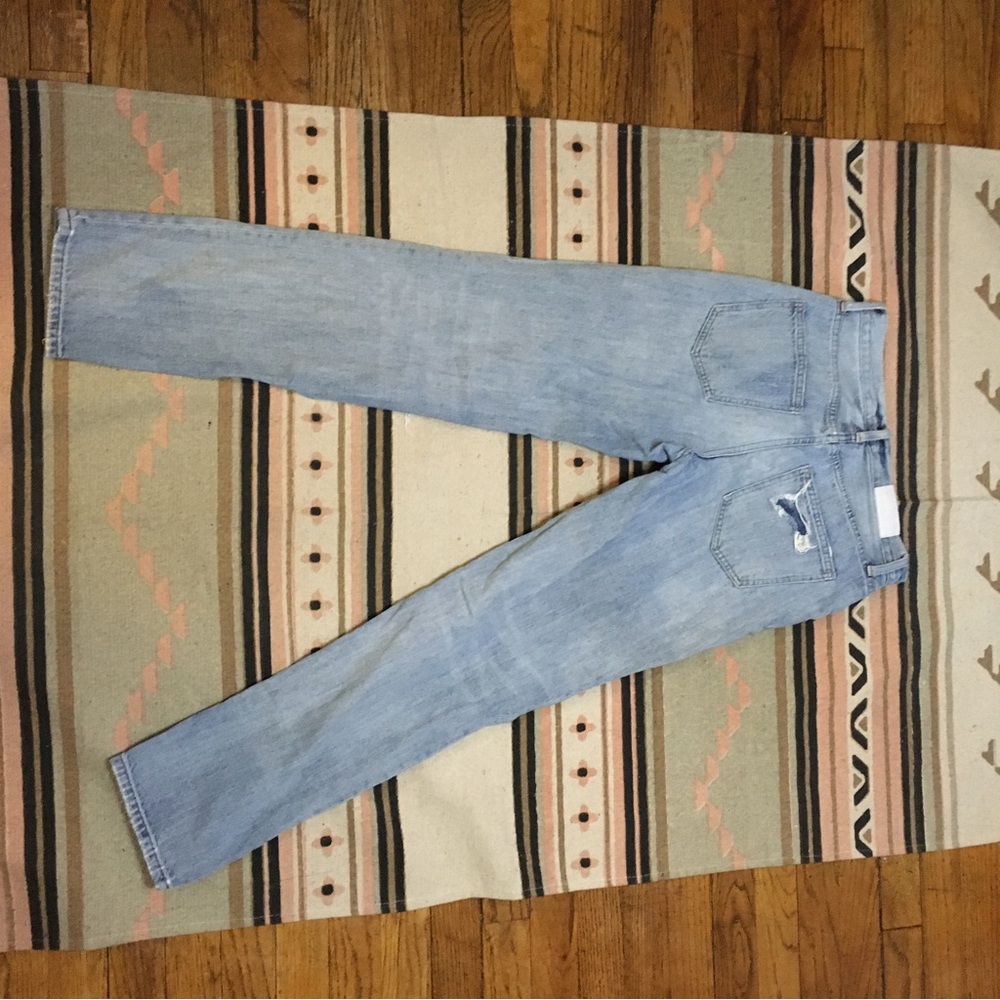 Pistola 25 women’s distressed skinny jeans flawed fabric pulling away on seam - Picture 10 of 11